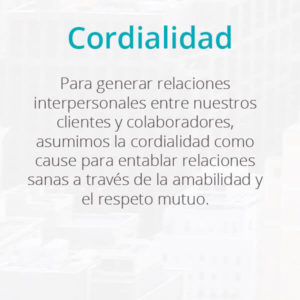 Cordialidad Valores Adymi